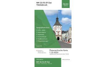 Hiking Maps Upper Austria BEV-Karte 3329-Ost, Vöcklabruck 1:25.000 BEV – Bundesamt für Eich- und Vermessungswesen