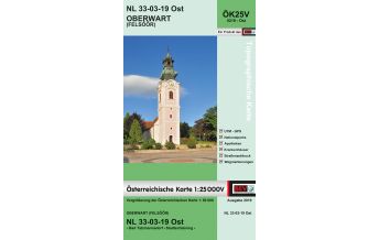 Hiking Maps Burgenland BEV-Karte 5219-Ost, Oberwart/Felsőőr 1:25.000 BEV – Bundesamt für Eich- und Vermessungswesen