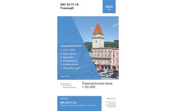 Wanderkarten Oberösterreich BEV-Karte 4314, Freistadt 1:50.000 BEV – Bundesamt für Eich- und Vermessungswesen