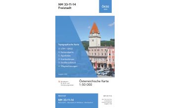 Hiking Maps Upper Austria BEV-Karte 4314, Freistadt 1:50.000 BEV – Bundesamt für Eich- und Vermessungswesen