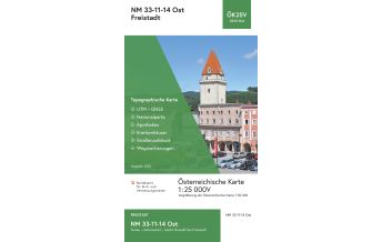 Wanderkarten Oberösterreich BEV-Karte 4314-Ost, Freistadt 1:25.000 BEV – Bundesamt für Eich- und Vermessungswesen