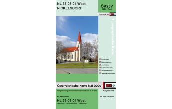 Hiking Maps Burgenland BEV-Karte 5204-West, Nickelsdorf 1:25.000 BEV – Bundesamt für Eich- und Vermessungswesen