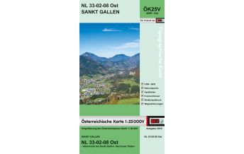 Hiking Maps Styria BEV-Karte 4208-Ost, Sankt Gallen 1:25.000 BEV – Bundesamt für Eich- und Vermessungswesen