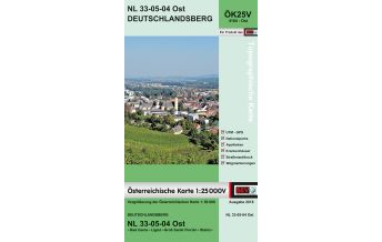 Wanderkarten Steiermark BEV-Karte 4104-Ost, Deutschlandsberg 1:25.000 BEV – Bundesamt für Eich- und Vermessungswesen