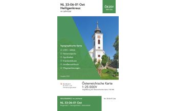 Hiking Maps Burgenland BEV-Karte 5101-Ost, Heiligenkreuz im Lafnitztal 1:25.000 BEV – Bundesamt für Eich- und Vermessungswesen