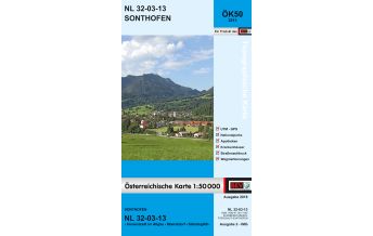 Hiking Maps Vorarlberg BEV-Karte 2213, Sonthofen 1:50.000 BEV – Bundesamt für Eich- und Vermessungswesen