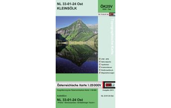 Wanderkarten Steiermark BEV-Karte 3224-Ost, Kleinsölk 1:25.000 BEV – Bundesamt für Eich- und Vermessungswesen