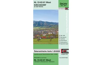 Hiking Maps Upper Austria BEV-Karte 4201-West, Kirchdorf an der Krems 1:25.000 BEV – Bundesamt für Eich- und Vermessungswesen