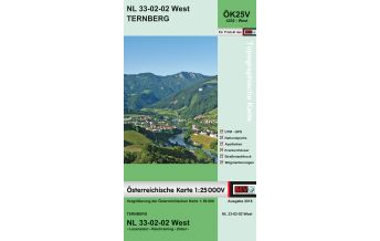 Hiking Maps Upper Austria BEV-Karte 4202-West, Ternberg 1:25.000 BEV – Bundesamt für Eich- und Vermessungswesen