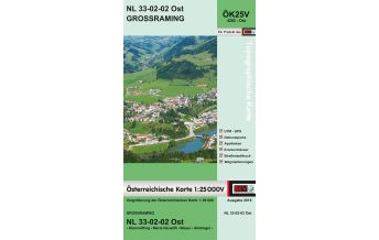 Hiking Maps Upper Austria BEV-Karte 4202-Ost, Großraming 1:25.000 BEV – Bundesamt für Eich- und Vermessungswesen