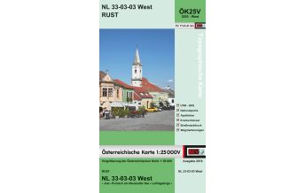 Hiking Maps Burgenland BEV-Karte 5203-West, Rust 1:25.000 BEV – Bundesamt für Eich- und Vermessungswesen