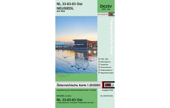 Hiking Maps Burgenland BEV-Karte 5203-Ost, Neusiedl am See 1:25.000 BEV – Bundesamt für Eich- und Vermessungswesen