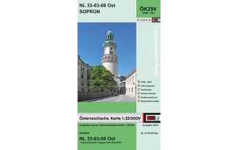 Hiking Maps Burgenland BEV-Karte 5208-Ost, Sopron/Ödenburg 1:25.000 BEV – Bundesamt für Eich- und Vermessungswesen