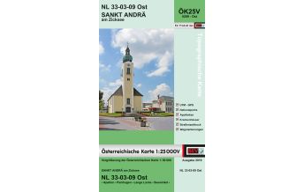 Hiking Maps Burgenland BEV-Karte 5209-Ost, Sankt Andrä am Zicksee 1:25.000 BEV – Bundesamt für Eich- und Vermessungswesen