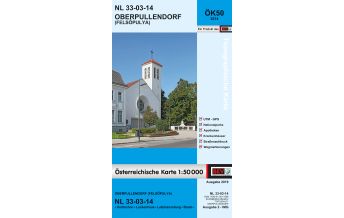 Hiking Maps Burgenland BEV-Karte 5214, Oberpullendorf/Felsőpulya 1:50.000 BEV – Bundesamt für Eich- und Vermessungswesen