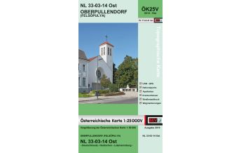 Hiking Maps Burgenland BEV-Karte 5214-Ost, Oberpullendorf / Felsőpulya 1:25.000 BEV – Bundesamt für Eich- und Vermessungswesen