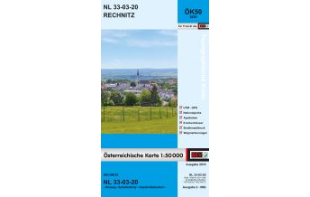 Wanderkarten Burgenland BEV-Karte 5220, Rechnitz 1:50.000 BEV – Bundesamt für Eich- und Vermessungswesen