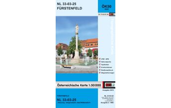 Wanderkarten Steiermark BEV-Karte 5225, Fürstenfeld 1:50.000 BEV – Bundesamt für Eich- und Vermessungswesen