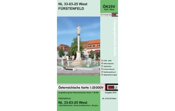 Hiking Maps Styria BEV-Karte 5225-West, Fürstenfeld 1:25.000 BEV – Bundesamt für Eich- und Vermessungswesen