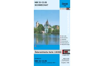 Wanderkarten Wien BEV-Karte 5326, Schwechat 1:50.000 BEV – Bundesamt für Eich- und Vermessungswesen