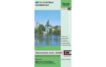 Wanderkarten Wien BEV-Karte 5326-West, Schwechat 1:25.000 BEV – Bundesamt für Eich- und Vermessungswesen