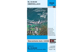 Wanderkarten Kärnten BEV-Karte 3104, Obervellach 1:50.000 BEV – Bundesamt für Eich- und Vermessungswesen