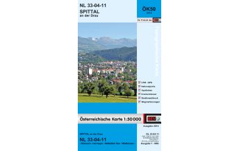 Wanderkarten Kärnten BEV-Karte 3111, Spittal an der Drau 1:50.000 BEV – Bundesamt für Eich- und Vermessungswesen