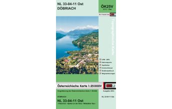 Wanderkarten Kärnten BEV-Karte 3111-Ost, Döbriach 1:25.000 BEV – Bundesamt für Eich- und Vermessungswesen