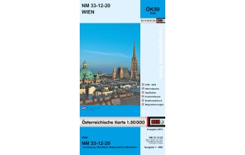 Hiking Maps Vienna BEV-Karte 5320, Wien 1:50.000 BEV – Bundesamt für Eich- und Vermessungswesen