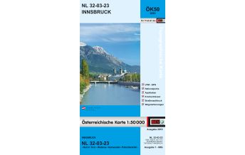Hiking Maps Tyrol BEV-Karte 2223, Innsbruck 1:50.000 BEV – Bundesamt für Eich- und Vermessungswesen