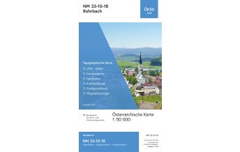 Wanderkarten Oberösterreich BEV-Karte 3318, Rohrbach in Oberösterreich 1:50.000 BEV – Bundesamt für Eich- und Vermessungswesen