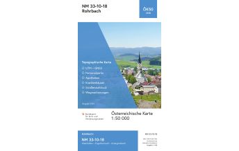 Hiking Maps Upper Austria BEV-Karte 3318, Rohrbach in Oberösterreich 1:50.000 BEV – Bundesamt für Eich- und Vermessungswesen