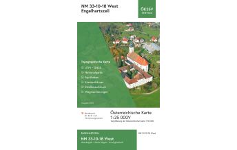 Hiking Maps Upper Austria BEV-Karte 3318-West, Engelhartszell 1:25.000 BEV – Bundesamt für Eich- und Vermessungswesen
