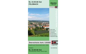 Wanderkarten Steiermark BEV-Karte 4106-Ost, Feldbach 1:25.000 BEV – Bundesamt für Eich- und Vermessungswesen