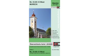 Hiking Maps Styria BEV-Karte 4112-West, Mureck 1:25.000 BEV – Bundesamt für Eich- und Vermessungswesen