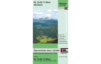 Hiking Maps Styria BEV-Karte 4211-West, Veitsch 1:25.000 BEV – Bundesamt für Eich- und Vermessungswesen