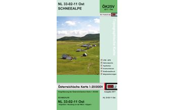 Wanderkarten Steiermark BEV-Karte 4211-Ost, Schneealpe 1:25.000 BEV – Bundesamt für Eich- und Vermessungswesen