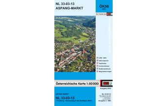 Hiking Maps Styria BEV-Karte 5213, Aspang-Markt 1:50.000 BEV – Bundesamt für Eich- und Vermessungswesen