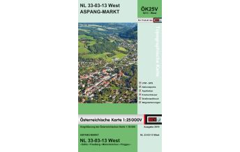 Hiking Maps Styria BEV-Karte 5213-West, Aspang-Markt 1:25.000 BEV – Bundesamt für Eich- und Vermessungswesen