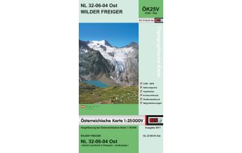 Hiking Maps Tyrol BEV-Karte 2104-Ost, Wilder Freiger 1:25.000 BEV – Bundesamt für Eich- und Vermessungswesen