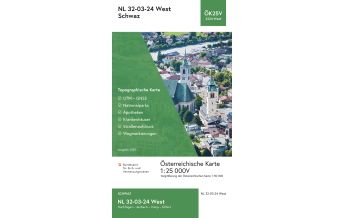 Wanderkarten Tirol BEV-Karte 2224-West, Schwaz 1:25.000 BEV – Bundesamt für Eich- und Vermessungswesen
