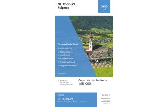 Wanderkarten Tirol BEV-Karte 2229, Fulpmes 1:50.000 BEV – Bundesamt für Eich- und Vermessungswesen