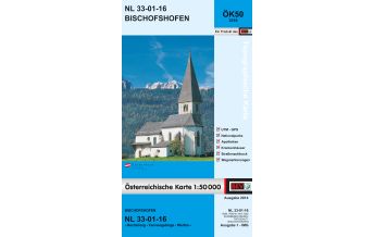 Wanderkarten Salzburg BEV-Karte 3216, Bischofshofen 1:50.000 BEV – Bundesamt für Eich- und Vermessungswesen