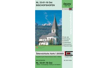 Hiking Maps Salzburg BEV-Karte 3216-Ost, Bischofshofen 1:25.000 BEV – Bundesamt für Eich- und Vermessungswesen