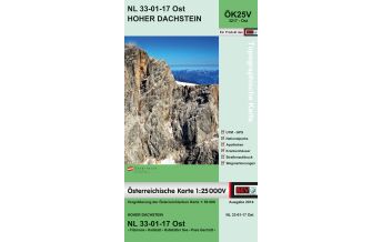 Wanderkarten Steiermark BEV-Karte 3217-Ost, Hoher Dachstein 1:25.000 BEV – Bundesamt für Eich- und Vermessungswesen