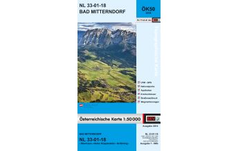 Wanderkarten Österreich BEV-Karte 3218, Bad Mitterndorf 1:50.000 BEV – Bundesamt für Eich- und Vermessungswesen