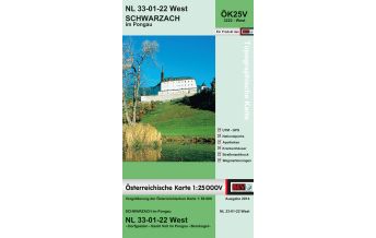 Hiking Maps Salzburg BEV-Karte 3222-West, Schwarzach im Pongau 1:25.000 BEV – Bundesamt für Eich- und Vermessungswesen