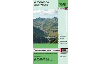 Hiking Maps Styria BEV-Karte 3223-Ost, Obertauern 1:25.000 BEV – Bundesamt für Eich- und Vermessungswesen