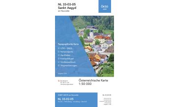 Wanderkarten Niederösterreich BEV-Karte 4205, Sankt Aegyd am Neuwalde 1:50.000 BEV – Bundesamt für Eich- und Vermessungswesen