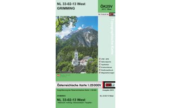 Hiking Maps Styria BEV-Karte 4213-West, Grimming 1:25.000 BEV – Bundesamt für Eich- und Vermessungswesen